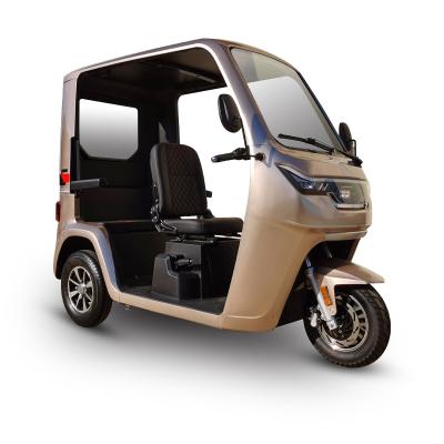 China Luxury Equipped Three Person Electric Rickshaw Passenger Electric Tuk Tuk Tricycle for sale