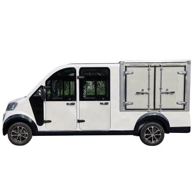 China Multifunctional Small Closed Bin Food Delivery Truck Food Delivery Wheel 60V Express Vehicle 4 for sale