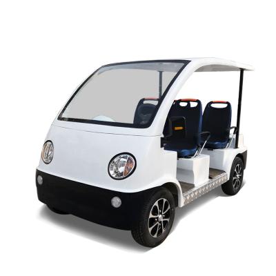 China Scenic Spot Electric Sightseeing Bus 30km/h Park Real Estate 4 Seater Electric Sightseeing Car for sale