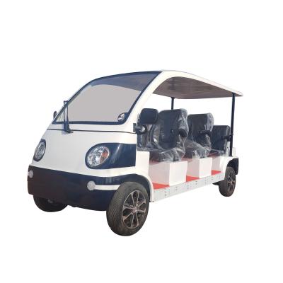 China Open Life Long Battery Electric Tourist Car 6 Stamping Electric Tourist Sightseeing Forest for sale