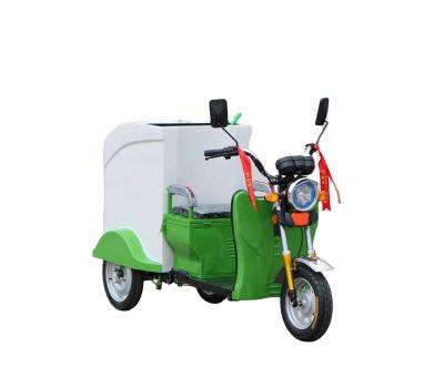 China Sanitation Vehicles Sanitation Vehicles Garbage Collection Truck Closed Mini Electric Cargo Tricycle for sale