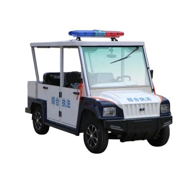 China 4 Electric Car 4 Seat Patrol Car Police Vehicle 4 Wheeler Full City Management for sale