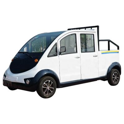 China Electric patrol car electric car electric patrol car with a bucket 4 rear seat four-wheel electric police car with a trunk for sale