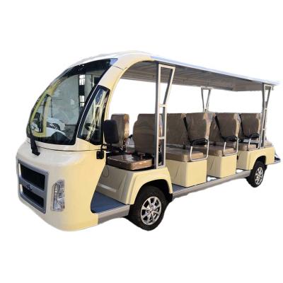 China Scenic Spot 4 Tier 14 Passenger Electric 4 Wheel Sightseeing Bus Sightseeing Car & bus for sale