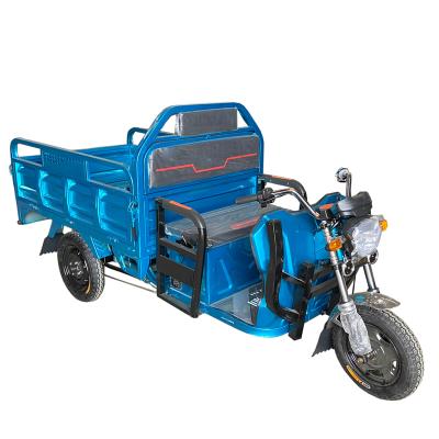 China 60V Style 3 Wheel High Capacity Electric Trike Three Wheel Tuk Tuk Electric Open Cargo Tricycle Cargo Tricycle for sale