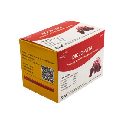 China Medicine Box Packaging Factory Price Disposable Medicine Box Paper for sale