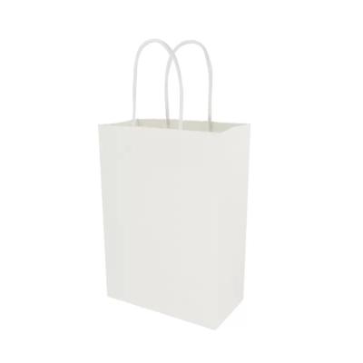 China Business& 100% Recycled Paper Bags Kraft Paper Bags Bulk Cheap Custom Shopping Handle Bag for sale