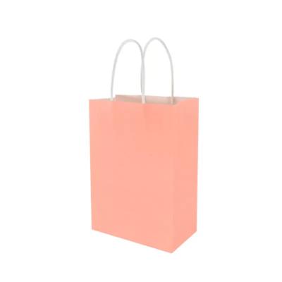 China Household Products Paper Gift Bags With Handles Customizable Gift Bags Handle Bag for sale