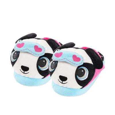 China Cushioning New Design Wholesale Cute Panda Shape Home Slippers For Adults for sale