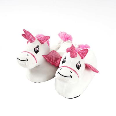 China Cushioning Unicorn Slippers Animal Print Cute Soft Slippers Unicorn Cute Animal Slippers for sale