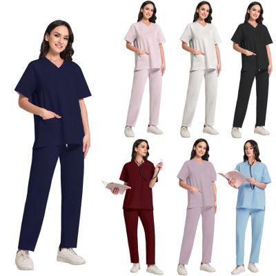 China Hospital Premium Quality Maternity Nurse Uniform For Sale Multiple Colors Scrubs Uniforms Sets Nursing for sale