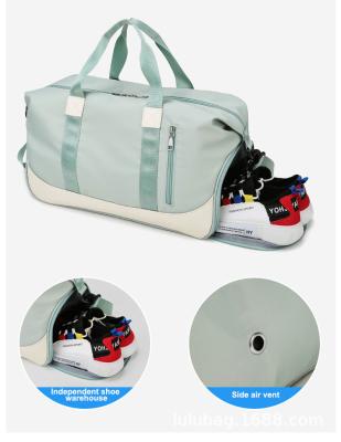 China Fashion Fashion Lulu Travel Make Up Bag Travel Bags Luggage For Women Fitness Bag for sale