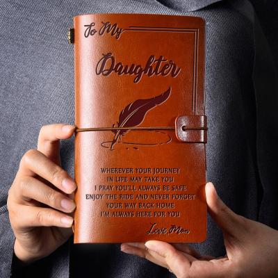 China 2021 PU Leather Diary Notebook Leather Mom To Daughter for sale