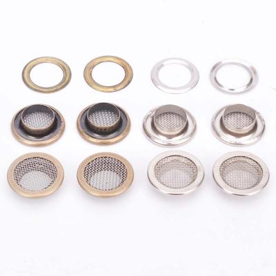 China Wholesale 600#8mm Copper Metal Eyelets For Garment Accessories Shoe Bag Clothing Metal Mesh Eyelet for sale