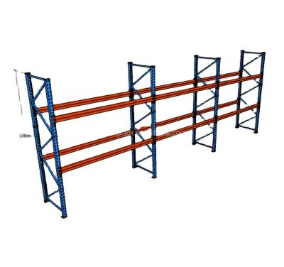 China Industrial Corrosion Protection Pallet Racking Selective Metal Stacking Racks For Automotive for sale