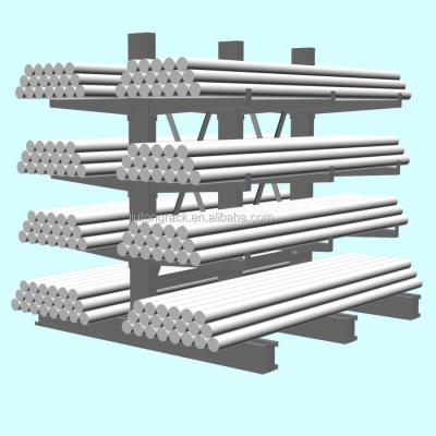 China Q235B Steel Heavy Duty Warehouse Shelving Cantilever Racks For Long Or Bulky Cargo for sale