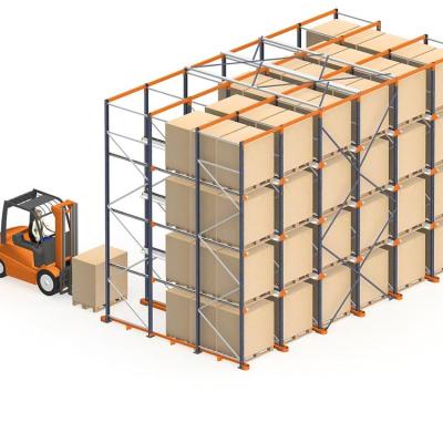 China Corrosion protection warehouse type new pallet racking order in shelves RAL color system for sale