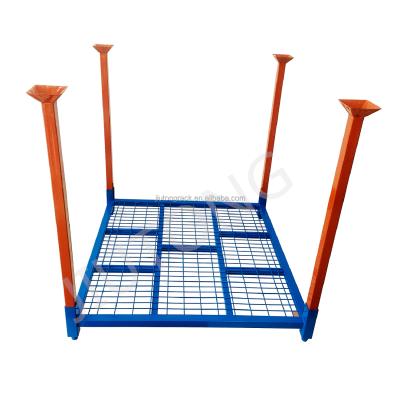 China Portable Corrosion Protection Warehouse Stacking Racks Stackable Storage Shelves For Cloth Roll And Blanket Carpet Protection for sale