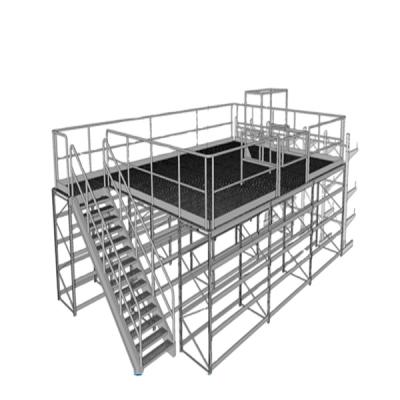 China Esd protection mezzanine floors, high quality steel mezzanine floor and office division for sale