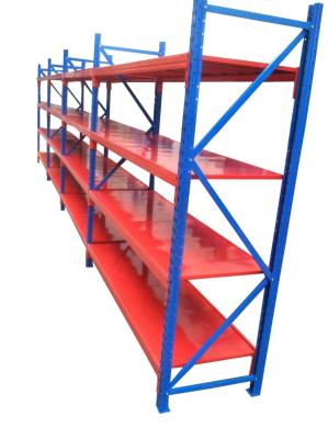 China Heavy duty steel shelving 500kg per layer, 4 layers of corrosion protection storage for sale