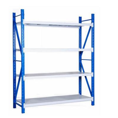 China Medium Duty Corrosion Protection Industrial Metal Long Span Storage Shelves for sale