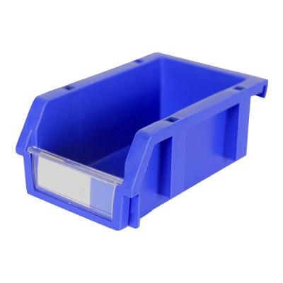 China Sustainable Warehouse Popular Stackable Plastic Parts Bins With Black Dividers for sale