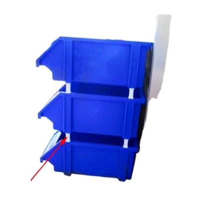 China Sustainable Stackable Warehouse Storage Stackable Plastic Storage Trash Bins for sale