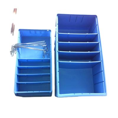 China Sustainable Plastic Material Storage Drawers Type Bins With Drawer Divider for sale