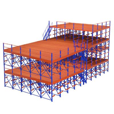 Cina Sistema di scaffalatura per piattaforme in acciaio a lunga durata per magazzini pesanti in vendita