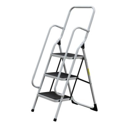 China Industrieel magazijnladders Veiligheid 2m platform Huishoudelijk picking trolley ladder supermarkt Te koop