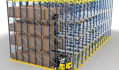 China Heavy Duty  Heavy Duty Pallet Storage Rack Shelving 1.5-3.0mm Depth for sale