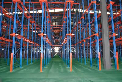 China Intensive Storage Shelves Warehouse Storage Drive In Rack Forklift Pickup Heavy Racking for sale