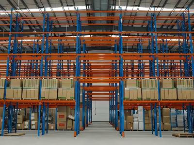 China Roller Track Gravity Flow Pallet Racking Systems Shelving Heavy Duty First In First Out for sale