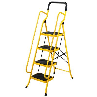 China Ladder Trolley Multifunction Hand Truck Laadkar Met Opvouwbaar Aluminium Verplaatsbaar Kar Met Platform Te koop