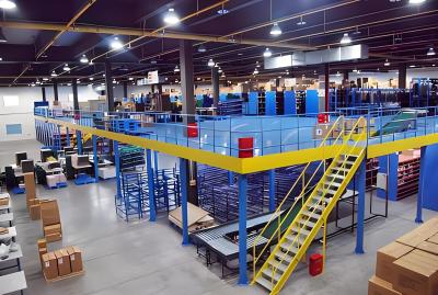 China Popular Warehouse Mezzanine Floor Cantilever Racking System Mezzanine Floor Attic Racking System Metal Mezzanine Systems for sale