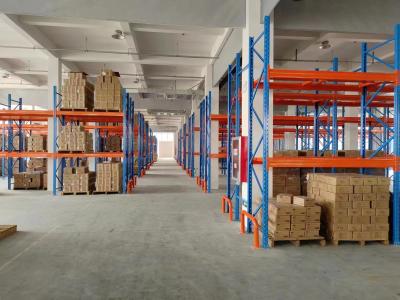 China Intensive Storage Shelves Steel Metal Heavy Duty Roller Rack Drive-in Rack For Warehouse for sale