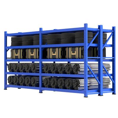 China Light And Medium Duty Pallet Racking Warehouse Stacking Shelf Capacity OEM ODM for sale