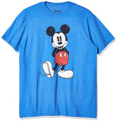 China Anti-Wrinkle Men's Normal Mickey Mouse Distressed Look T-Shirt for sale