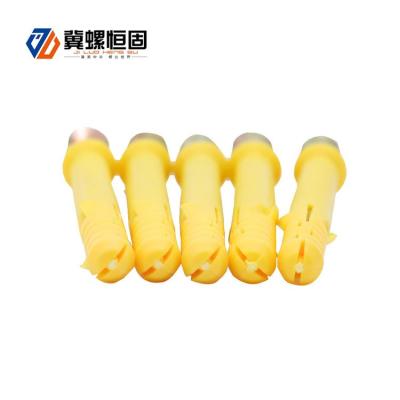 China M8*40mm Plastic Wall Anchor Expansion Screw Fastener Plastic Plastc Expansion Bolt for sale