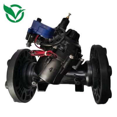 China 4 Inch General Flange Valve Pressure Reducing Pulse Locking Solenoid Valve Irrigation Hydraulic Solenoid Valve 12V for sale