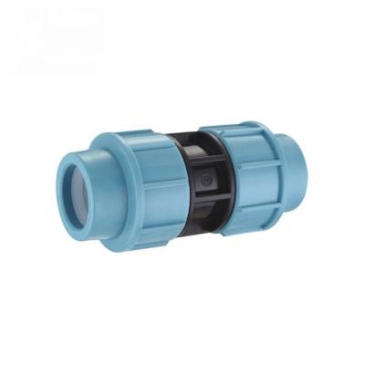 China Agriculture Irrigation Irrigation Hose Connector Coupling HDPE Compression Fittings PP Compression Fittings For Irrigation for sale