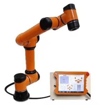 China Hotels robot arm 6 axis AUBO i5 transfer robot working with hand drive operation cobot for sale