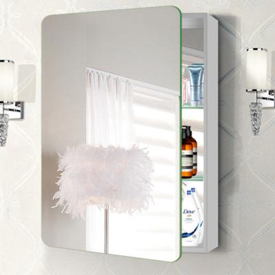 China Customized Hot Selling Waterproof Wall Mounted Commercial Bathroom Vanity Cabinet With Led Mirror for sale