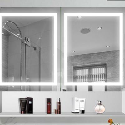 China Customized New Design High Quality Wall Hanging Bathroom Vanity Cabinet Solid Bathroom Cabinets for sale