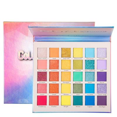 China Wholesale Vegan Custom 30 Color Eyeshadow Palette Naked Glitter Matte Cosmetics Makeup Products Waterproof for sale