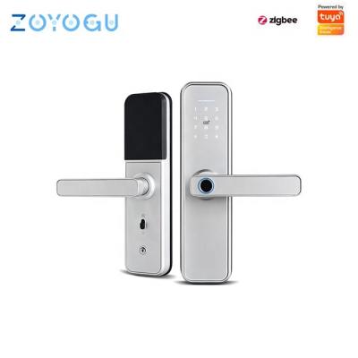 China Home Hotel Apartments Office Multi-fonction OEM Manufacturer Remote Control Smart Password Handle Lock TUYA App Fingerprint Smart Door Lock for sale