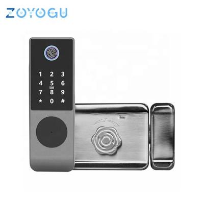 China Home Hotel Apartments Office Manufacturing Security Tuya Waterproof Smart Lock Fingerprint Digital Keypad Intelligent Password Outdoor Lock for sale