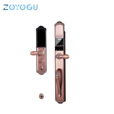 China Home Villa High End Electronic Password Lock Digital European Villa Gate Door Fingerprint Smart Villa Lock for sale