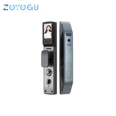 China Home Hotel Apartments Office High Quality 3D Face Recognition Smart Door Lock For Home Tuya Digital Electronic Fingerprint Lock With Doorbell for sale