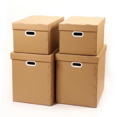 China Recycled Materials Custom Design Printed Corrugated Cardboard Foldable Packaging Paper Box for sale